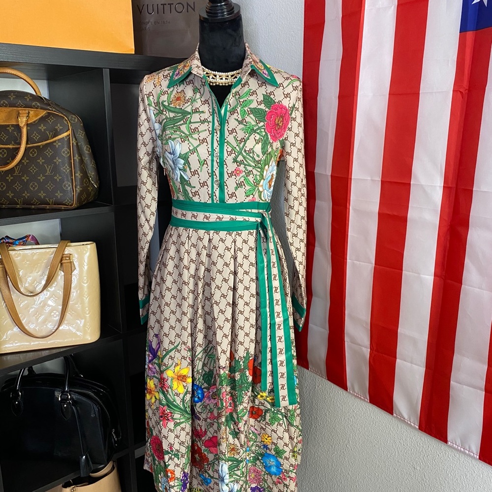 Beautiful Floral Dress - Picture 8 of 11